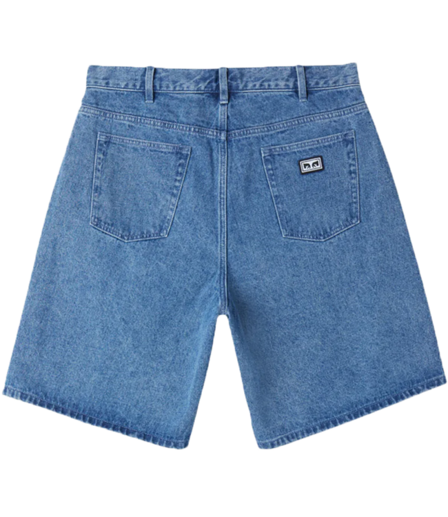 OBEY Bigwig Baggy Denim Short - Light Indigo