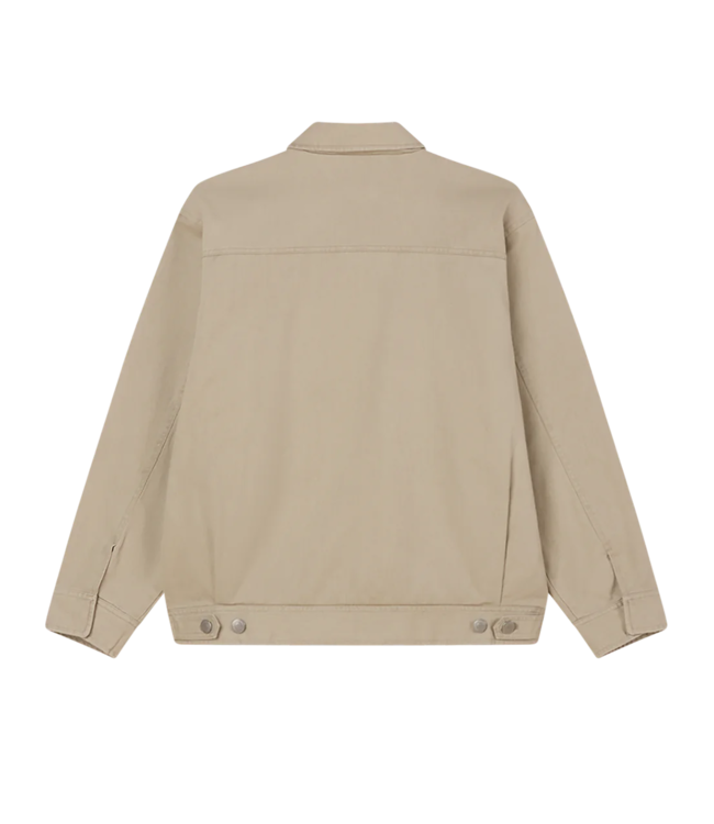 OBEY Tilton Work Jacket - Silver Grey Faded Wash