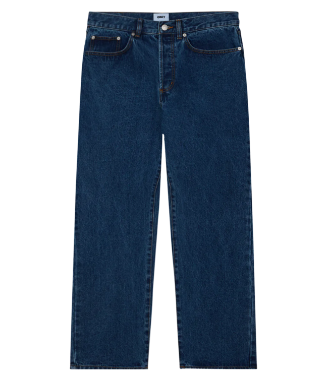 OBEY Classic Baggy Denim - Stone Wash Indigo