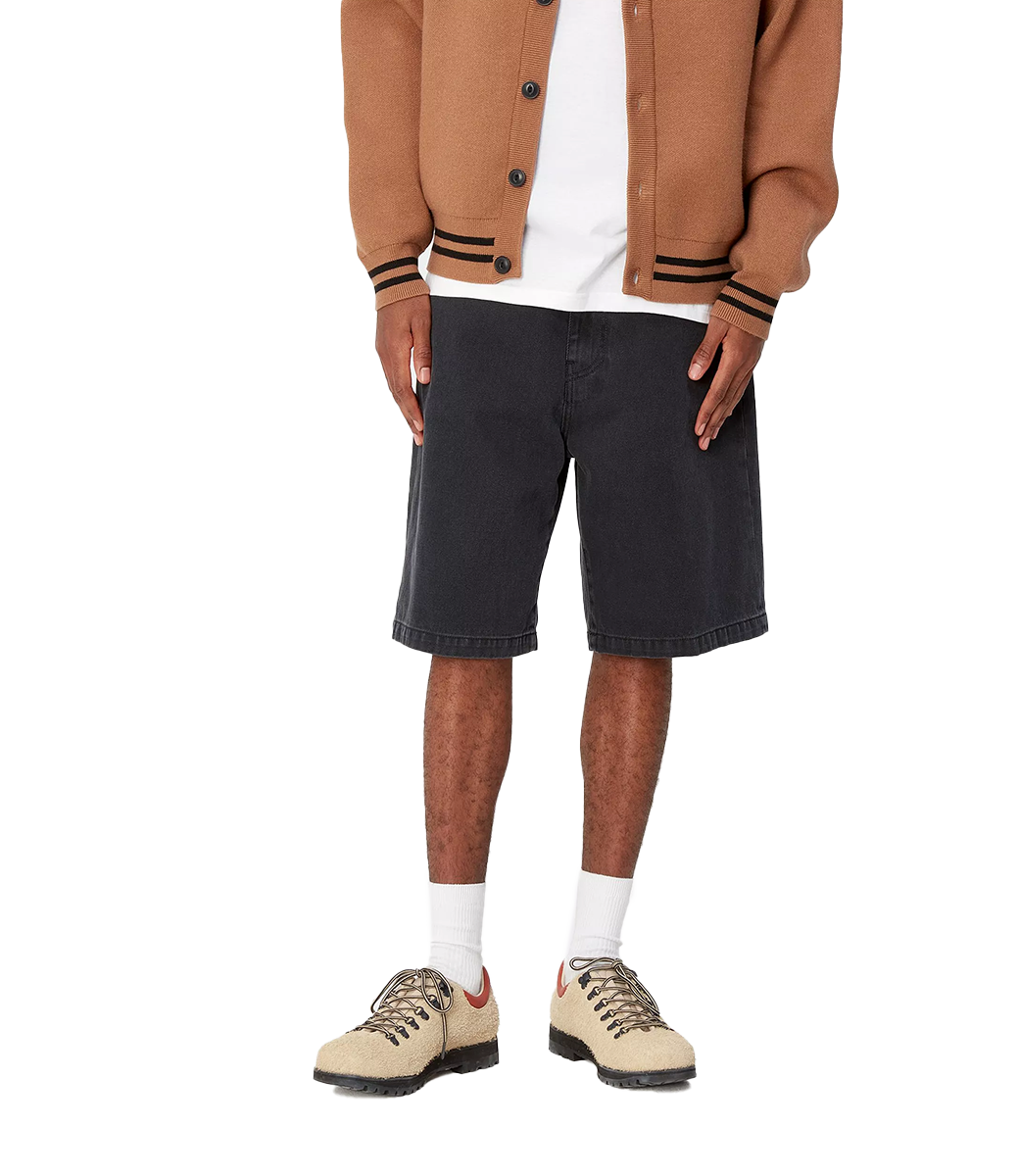 CARHARTT WIP Landon Short - Black/Stone Washed