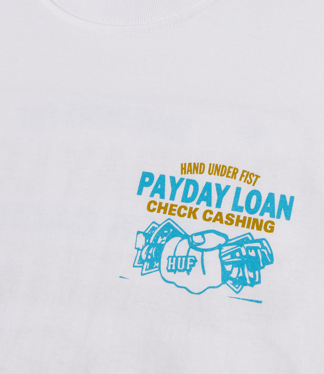 HUF Pay Day S/S Tee - White