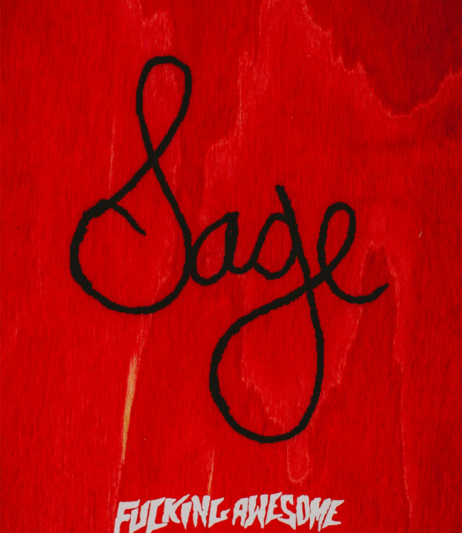 FUCKING AWESOME Sage Elsesser Can't Blame The Youth Deck