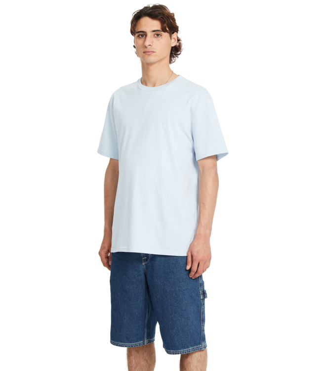 VOLCOM Stone Blanks T-Shirt - Carolina Blue