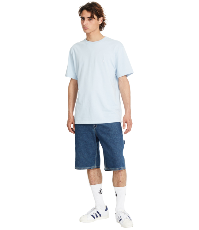 VOLCOM Stone Blanks T-Shirt - Carolina Blue