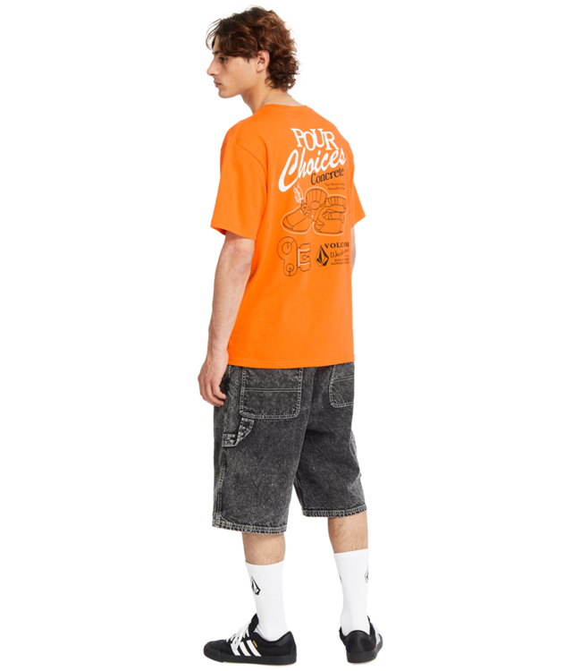 VOLCOM Pour Choices T-Shirt - Neon Orange