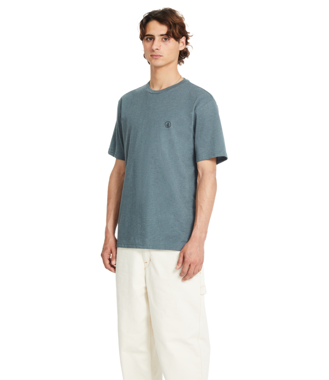 VOLCOM Circle Blanks T-Shirt - Dark Slate