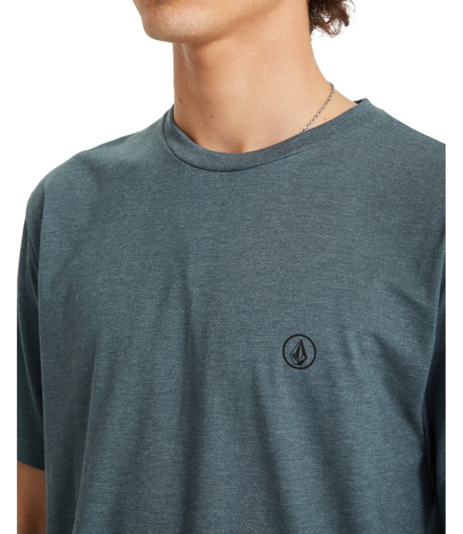 VOLCOM Circle Blanks T-Shirt - Dark Slate