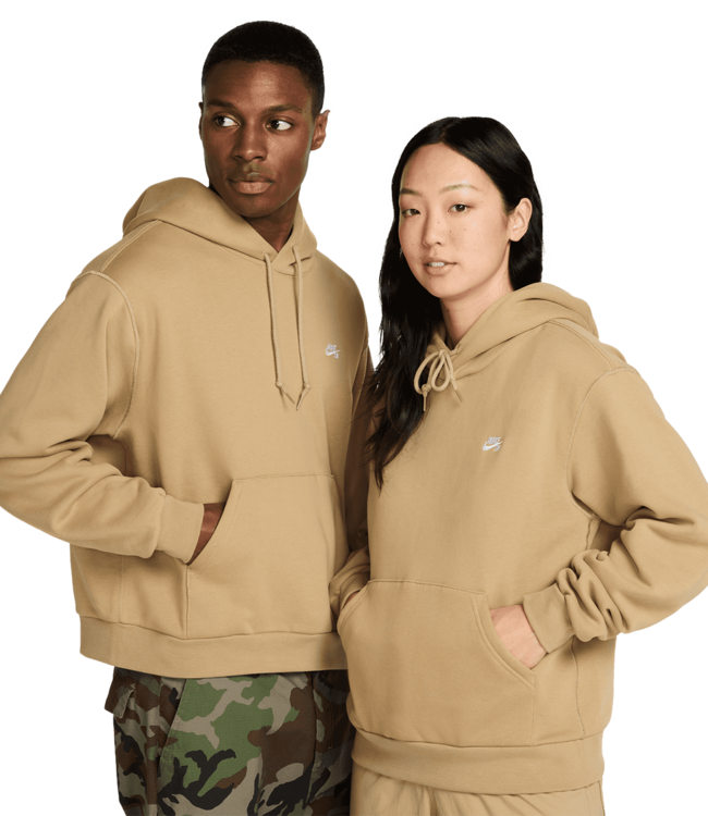 NIKE SB Small Logo Hoodie - Parachute Beige/White