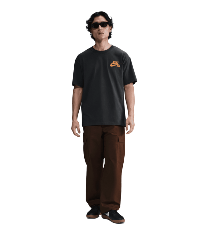 NIKE SB Small Logo T-Shirt - Dk Smoke Grey