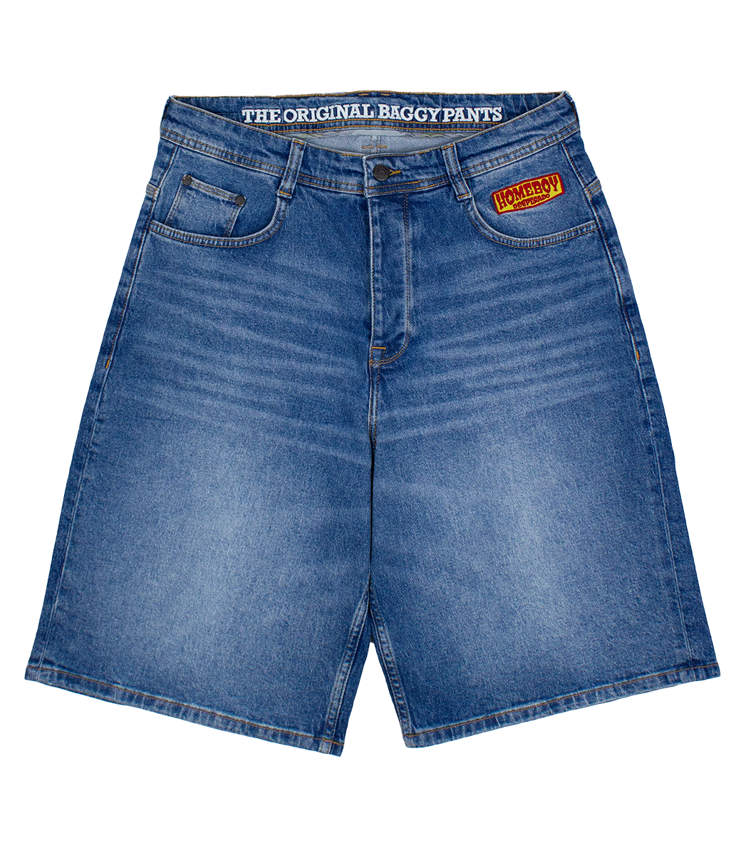 HOMEBOY X-Tra Desperados Denim Shorts - Vintage Blue