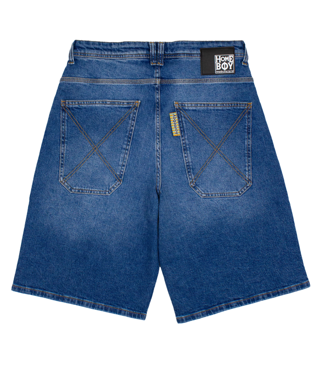 HOMEBOY X-Tra Desperados Denim Shorts - Vintage Blue