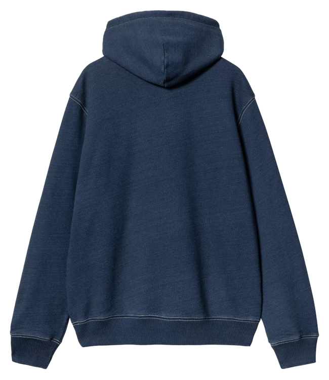 CARHARTT WIP Hooded Ingo Sweat - Dark Blue/Garment Dyed