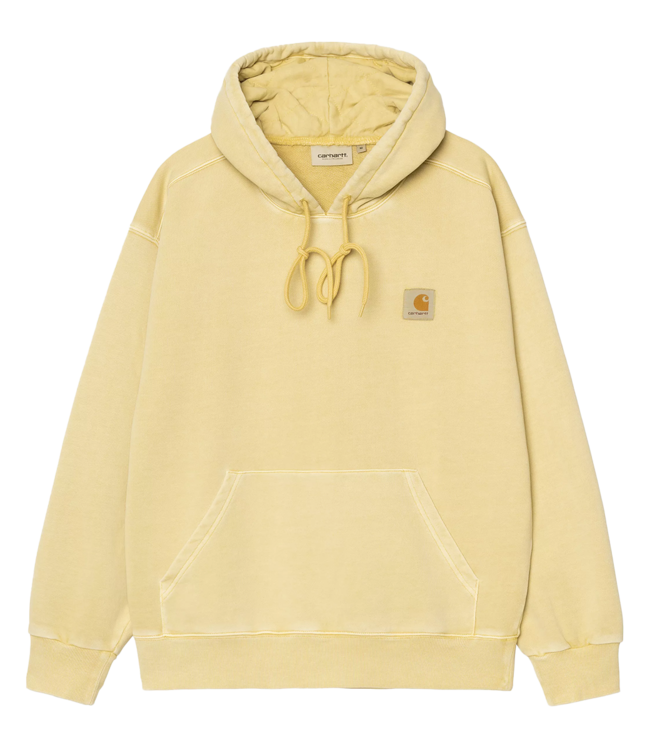 CARHARTT WIP Hooded Nelson Sweat - Air Yellow/Garment Dyed