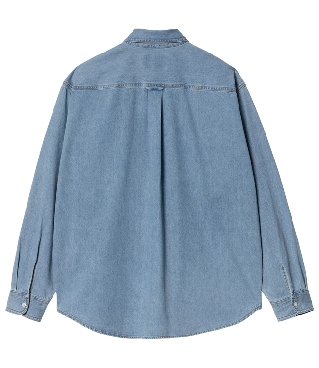 CARHARTT WIP S/S Lucas Shirt - Blue/Bleached