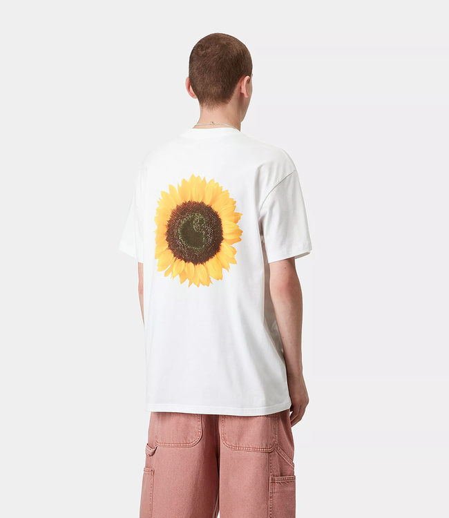 CARHARTT WIP S/S Sunflower T-Shirt - White