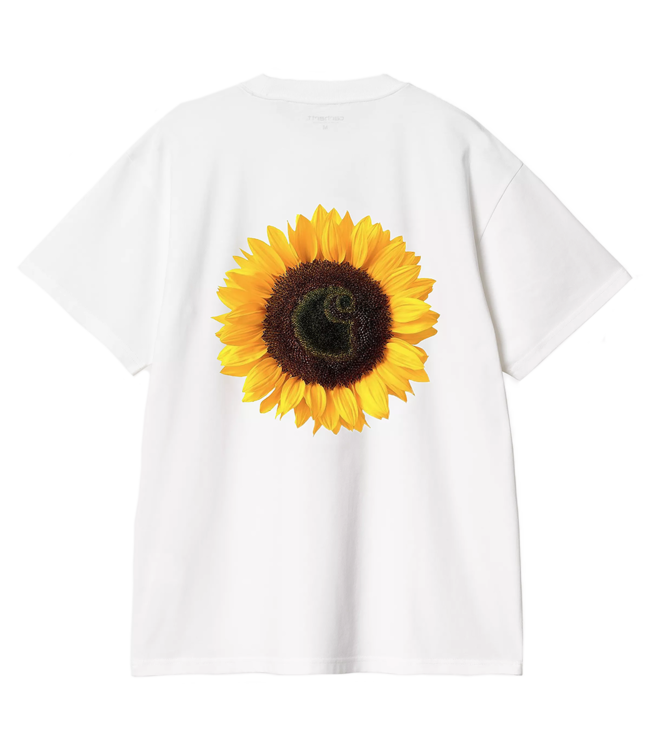 CARHARTT WIP S/S Sunflower T-Shirt - White