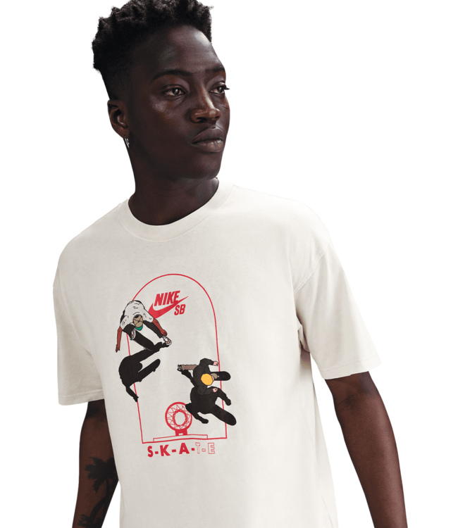 NIKE SB Court Tee - Light Bone