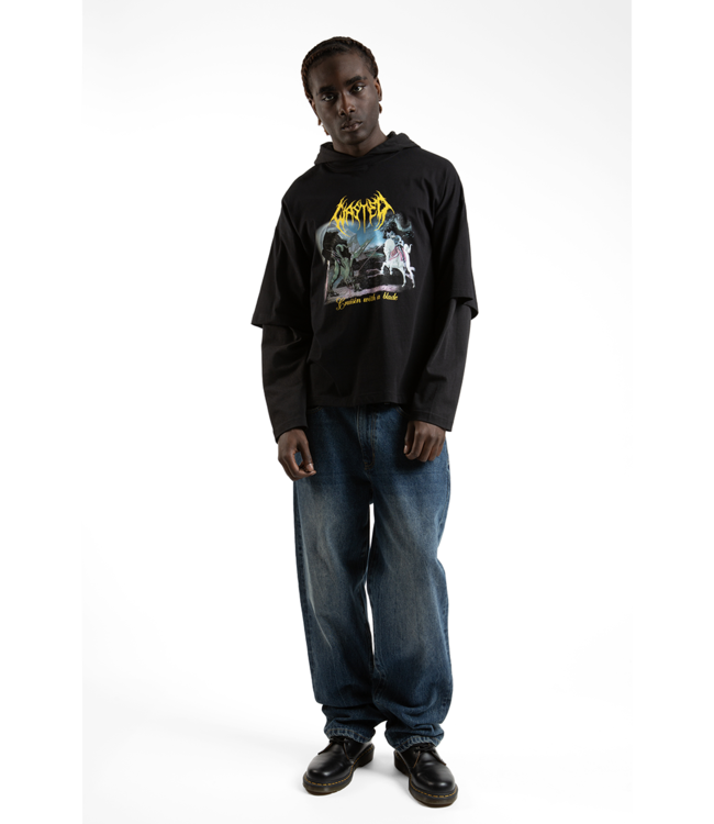 WASTED PARIS Tale Hoodie Age - Black/Faded Black