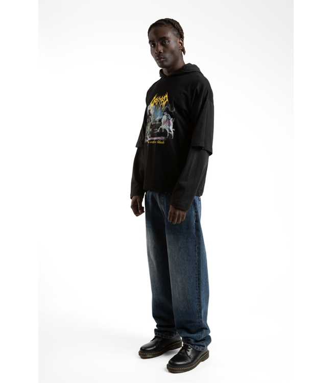 WASTED PARIS Tale Hoodie Age - Black/Faded Black