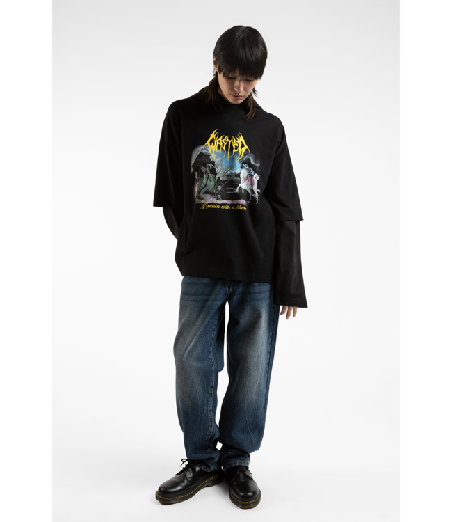 WASTED PARIS Tale Hoodie Age - Black/Faded Black