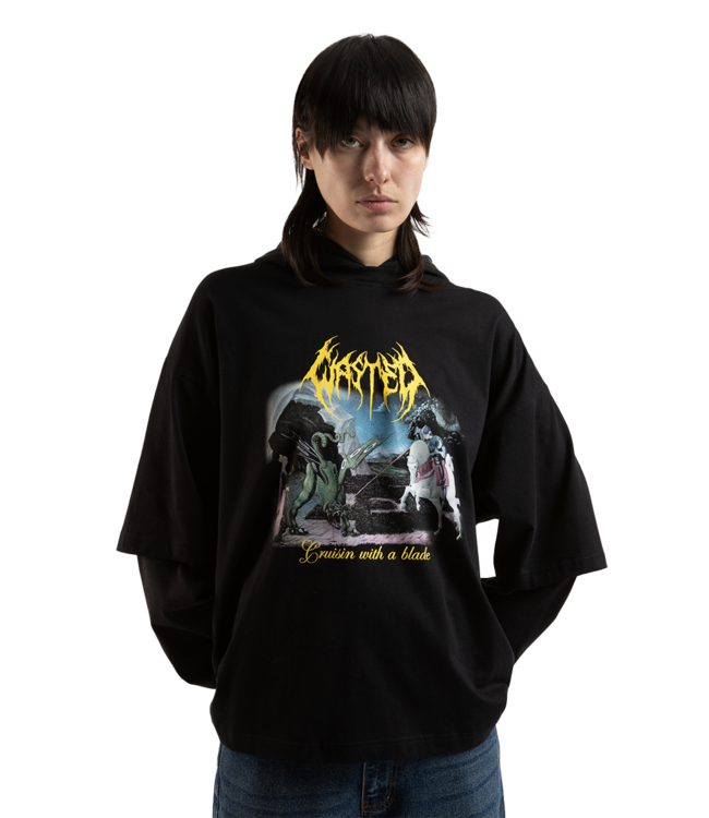 WASTED PARIS Tale Hoodie Age - Black/Faded Black