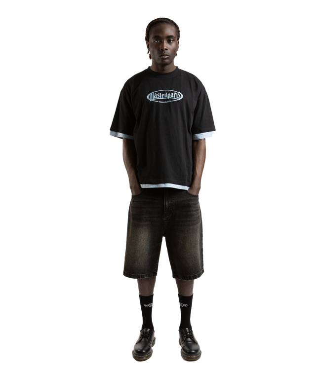 WASTED PARIS Yard T-Nine - Black/Light Blue