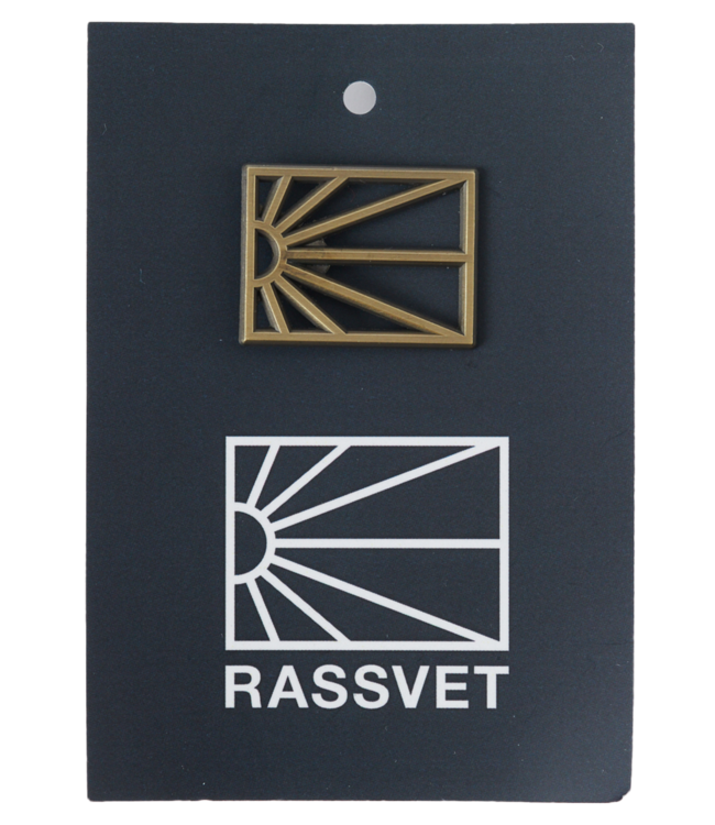RASSVET Rassvet Logo Pin - Gold