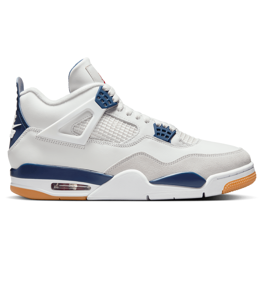 Air Jordan 4 - Summit White/White-Navy-Neutral Grey