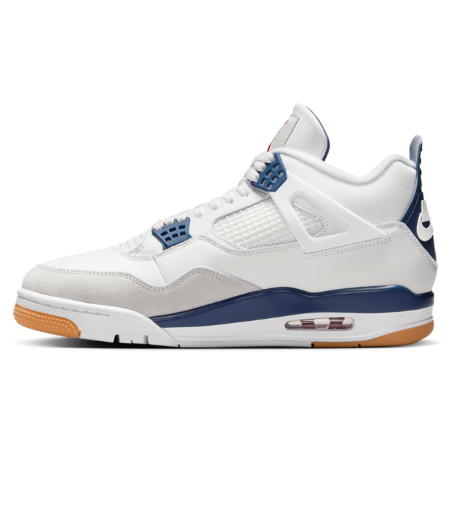 NIKE SB Air Jordan 4 - Summit White / Navy