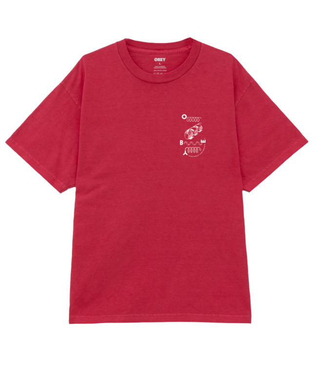 OBEY Obey Outside Looking In - Pigment Raspberry