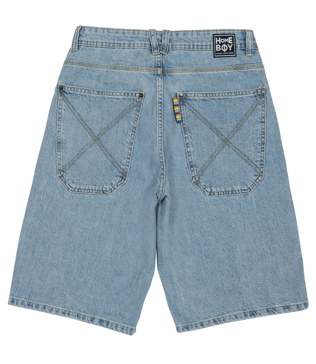 HOMEBOY X-Tra Baggy Denim Shorts - Moon