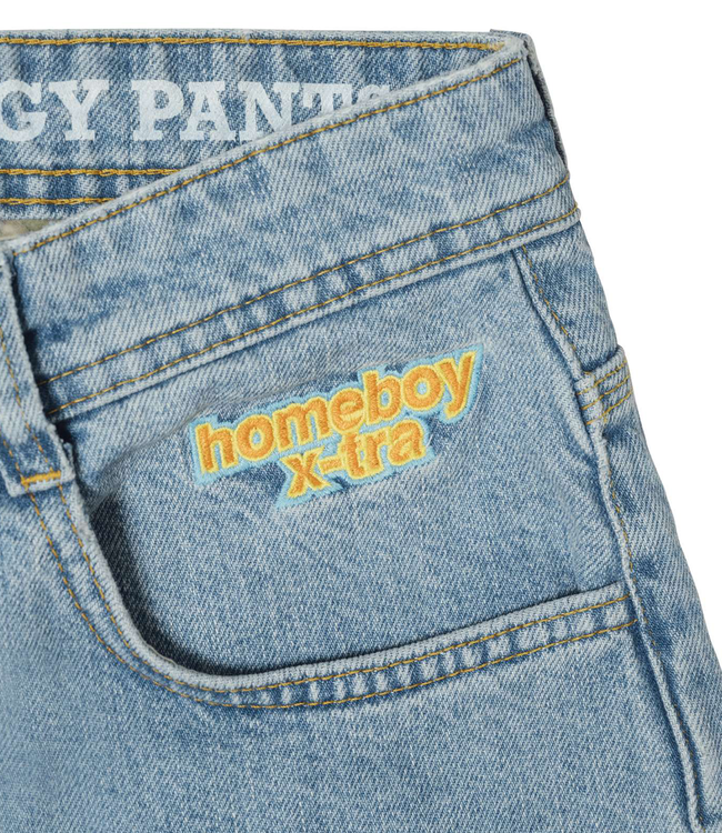 HOMEBOY X-Tra Baggy Denim Shorts - Moon