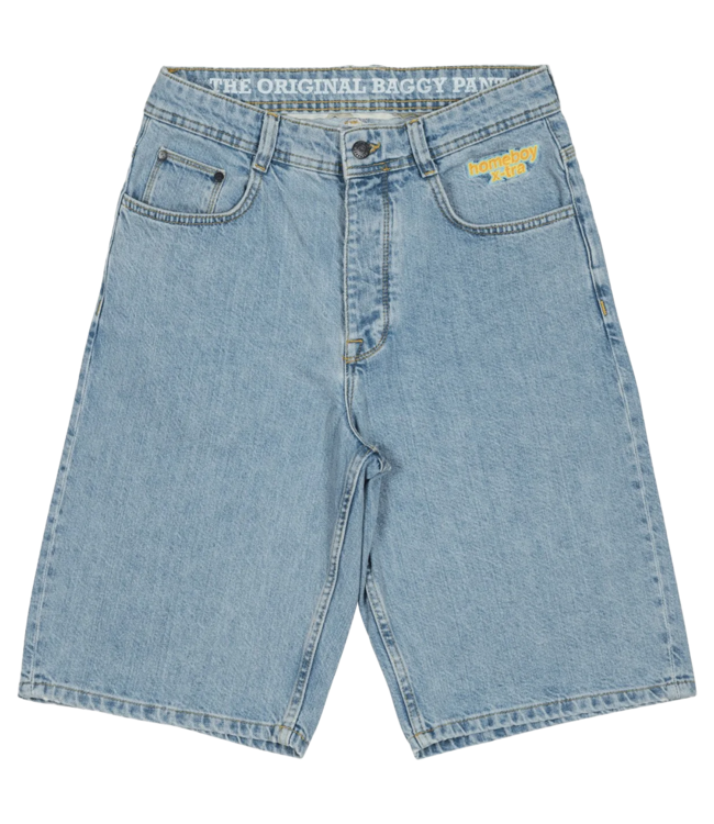 HOMEBOY X-Tra Baggy Denim Shorts - Moon