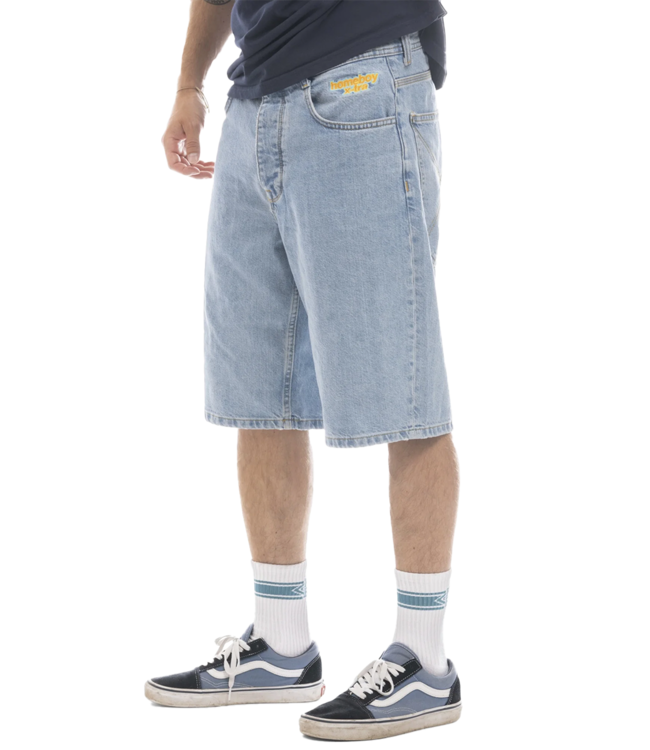 HOMEBOY X-Tra Baggy Denim Shorts - Moon