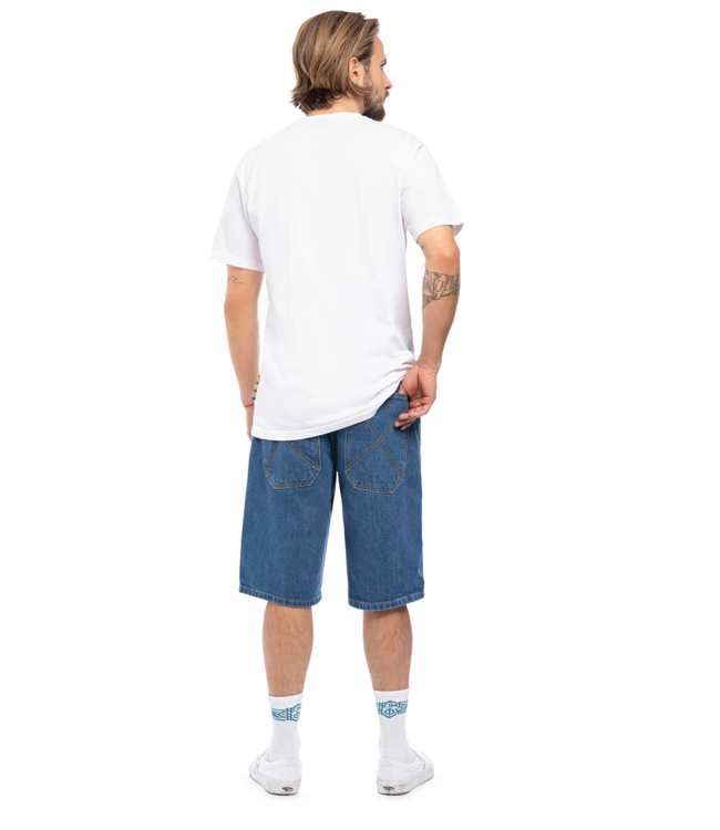HOMEBOY X-Tra Baggy Denim Shorts - Washed Blue