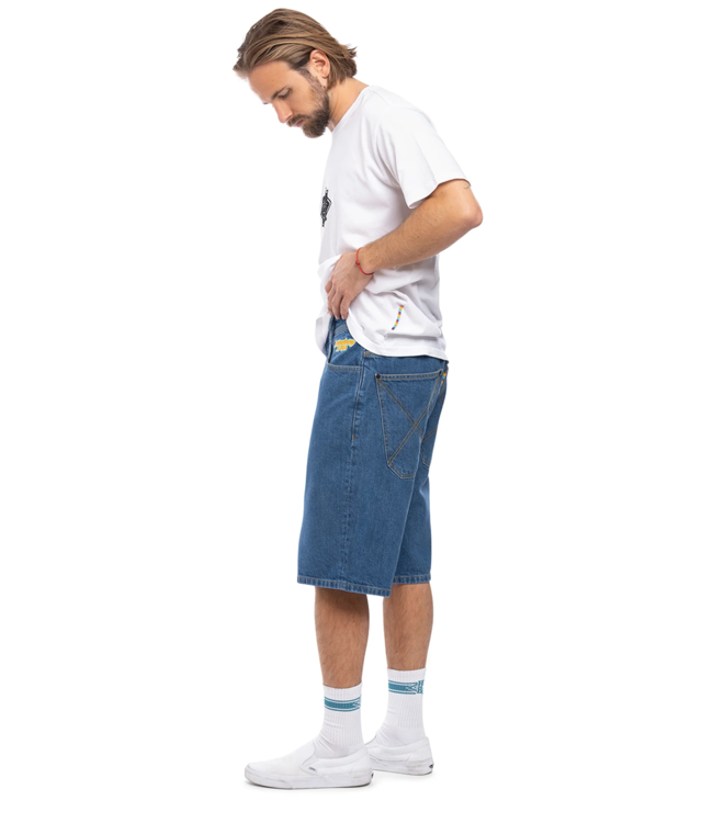 HOMEBOY X-Tra Baggy Denim Shorts - Washed Blue