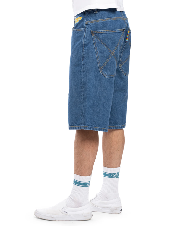 HOMEBOY X-Tra Baggy Denim Shorts - Washed Blue