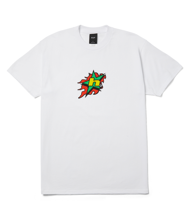 HUF H Bit S/S Tee - White