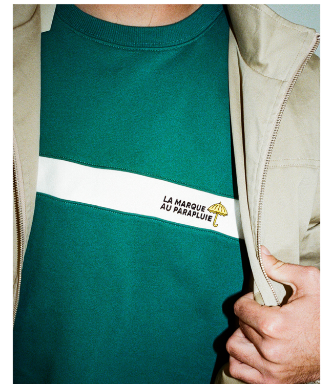 HELAS Facile Crewneck - Teal Green