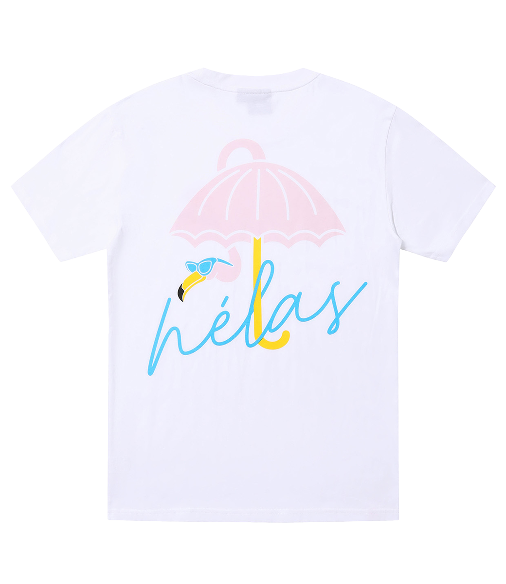 HELAS Flamingo Tee - White