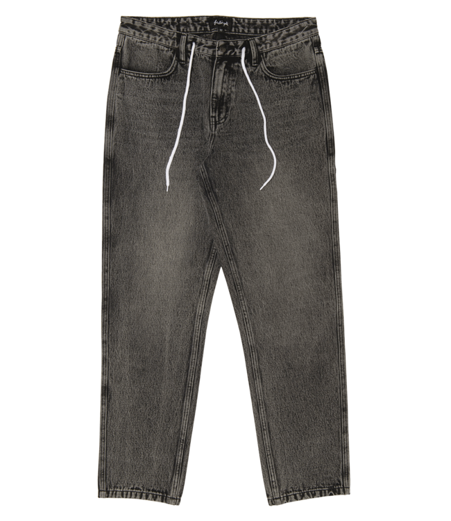 FEELINGS Grinder Pants - Black Acid Wash Denim