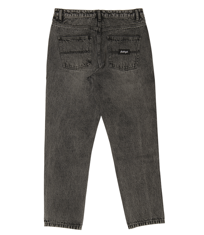 FEELINGS Grinder Pants - Black Acid Wash Denim
