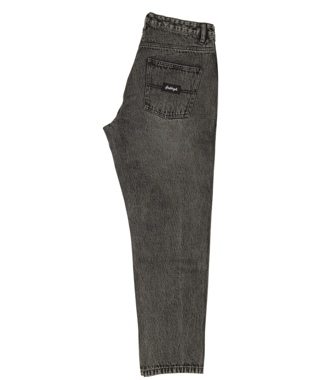 FEELINGS Grinder Pants - Black Acid Wash Denim