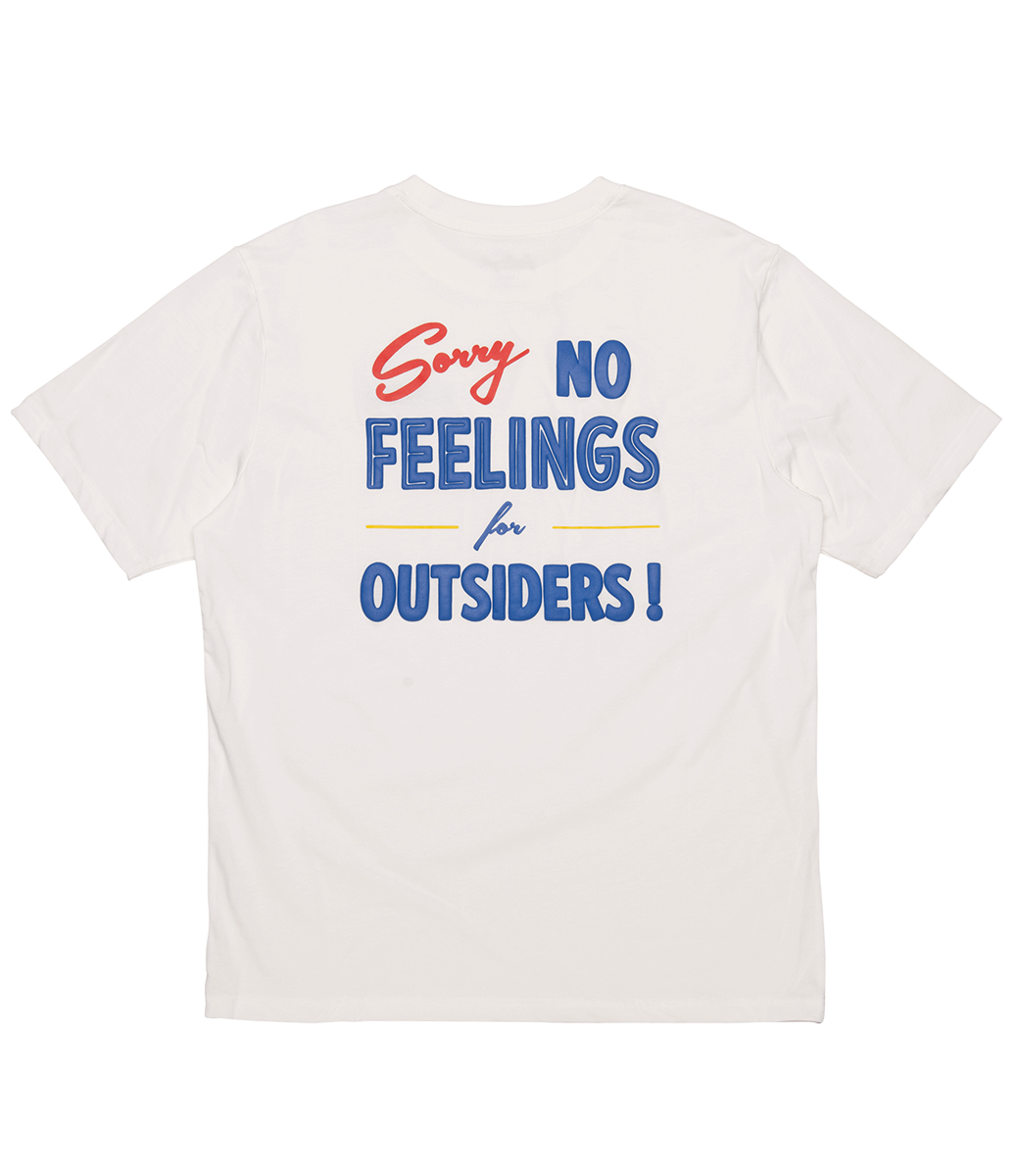FEELINGS No Feelings S/S Tee - White