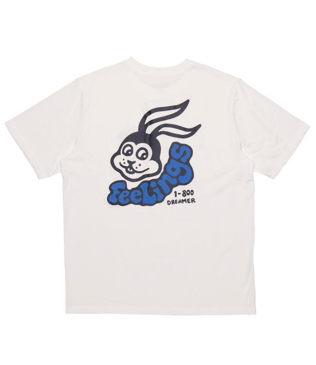 FEELINGS Rabbit S/S Tee - White