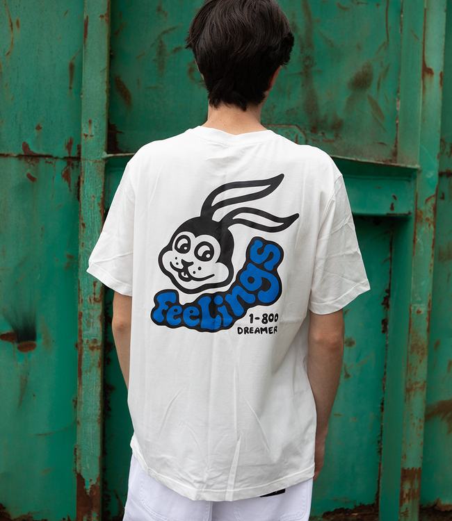 FEELINGS Rabbit S/S Tee - White