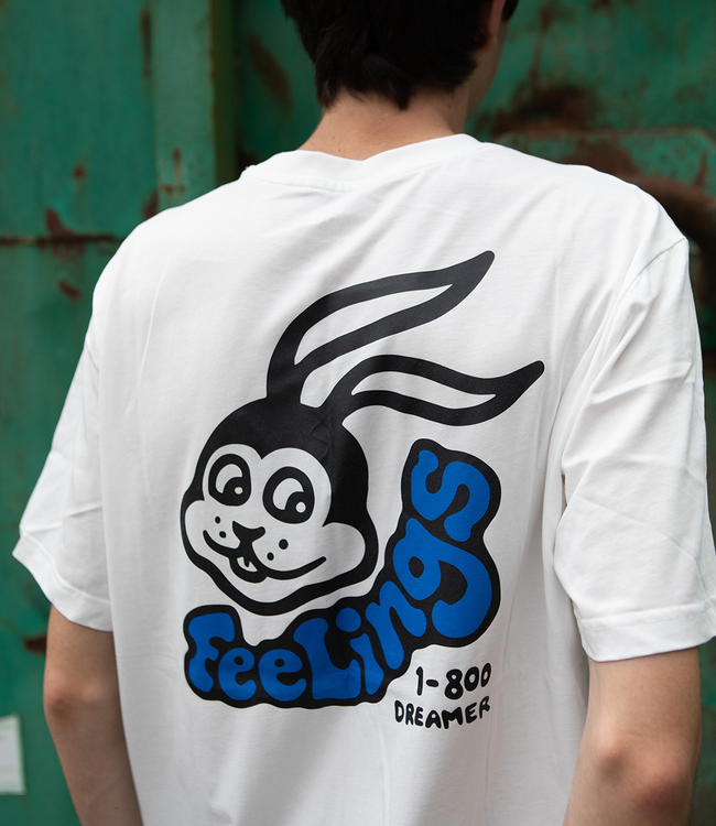 FEELINGS Rabbit S/S Tee - White