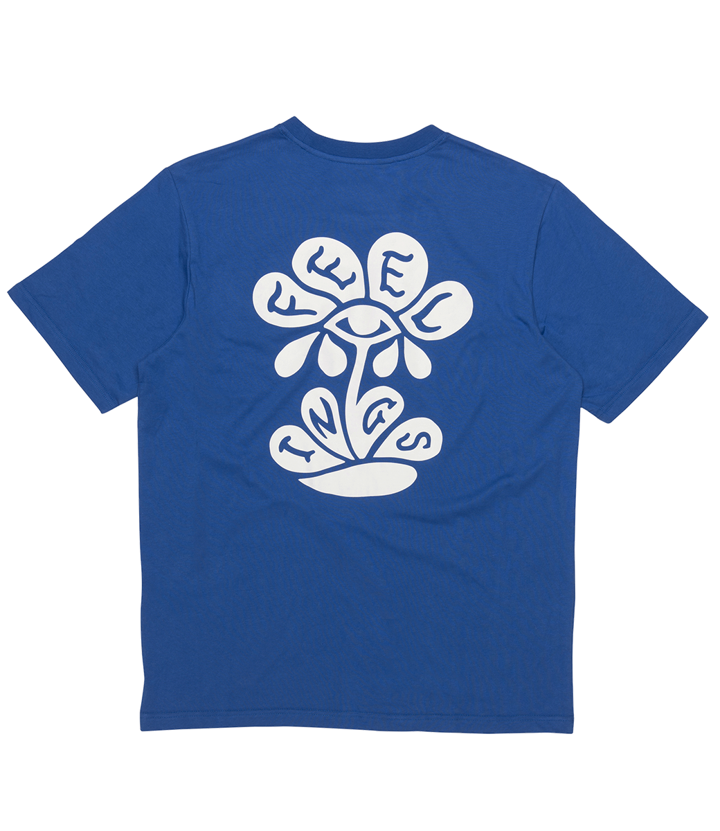 FEELINGS Tears S/S Tee - Electric Blue