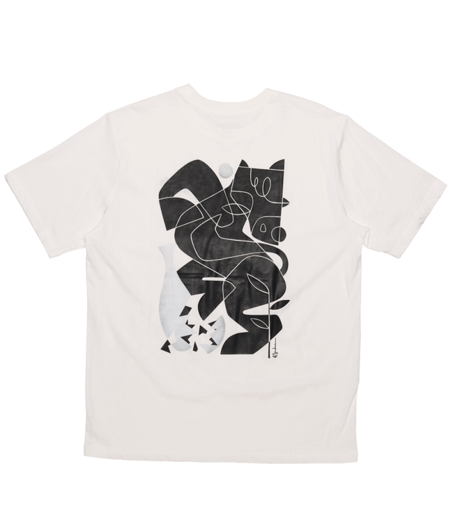 FEELINGS Vase S/S Tee - White