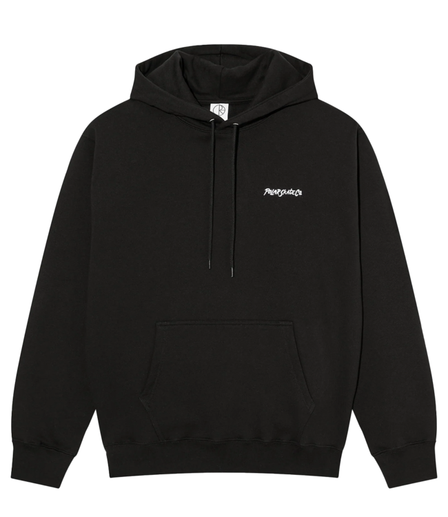 POLAR Dave Hoodie Surf Logo - Black